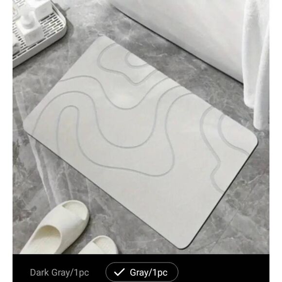 Quick dry diatomaceous earth nonslip bath mat - Picture 3 of 3